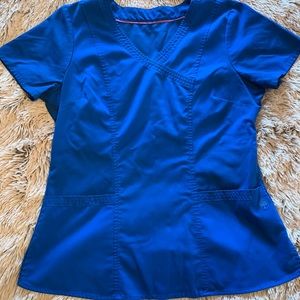 2/$15 🎉 Healing Hands Purple Label Scrub Top